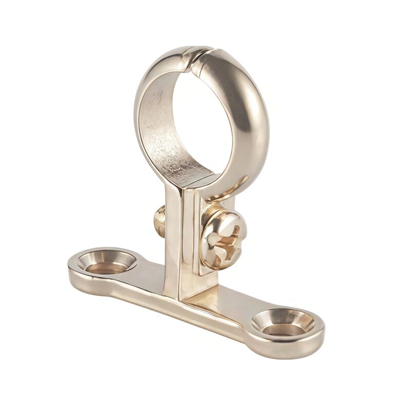 Brass pipe clamps are suitable for use in pipelines and industrial applications.